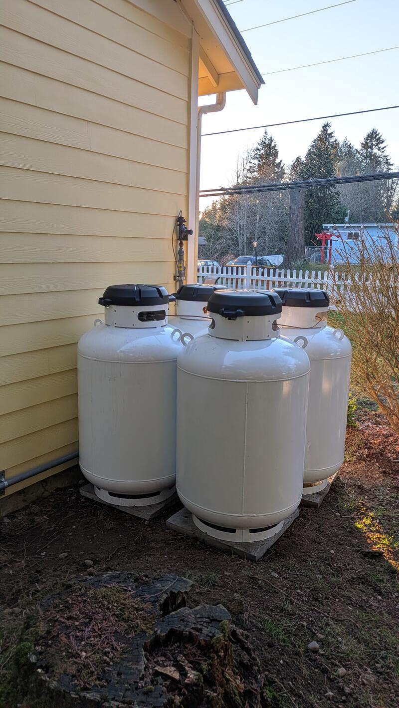 Generator installation with safety clearance