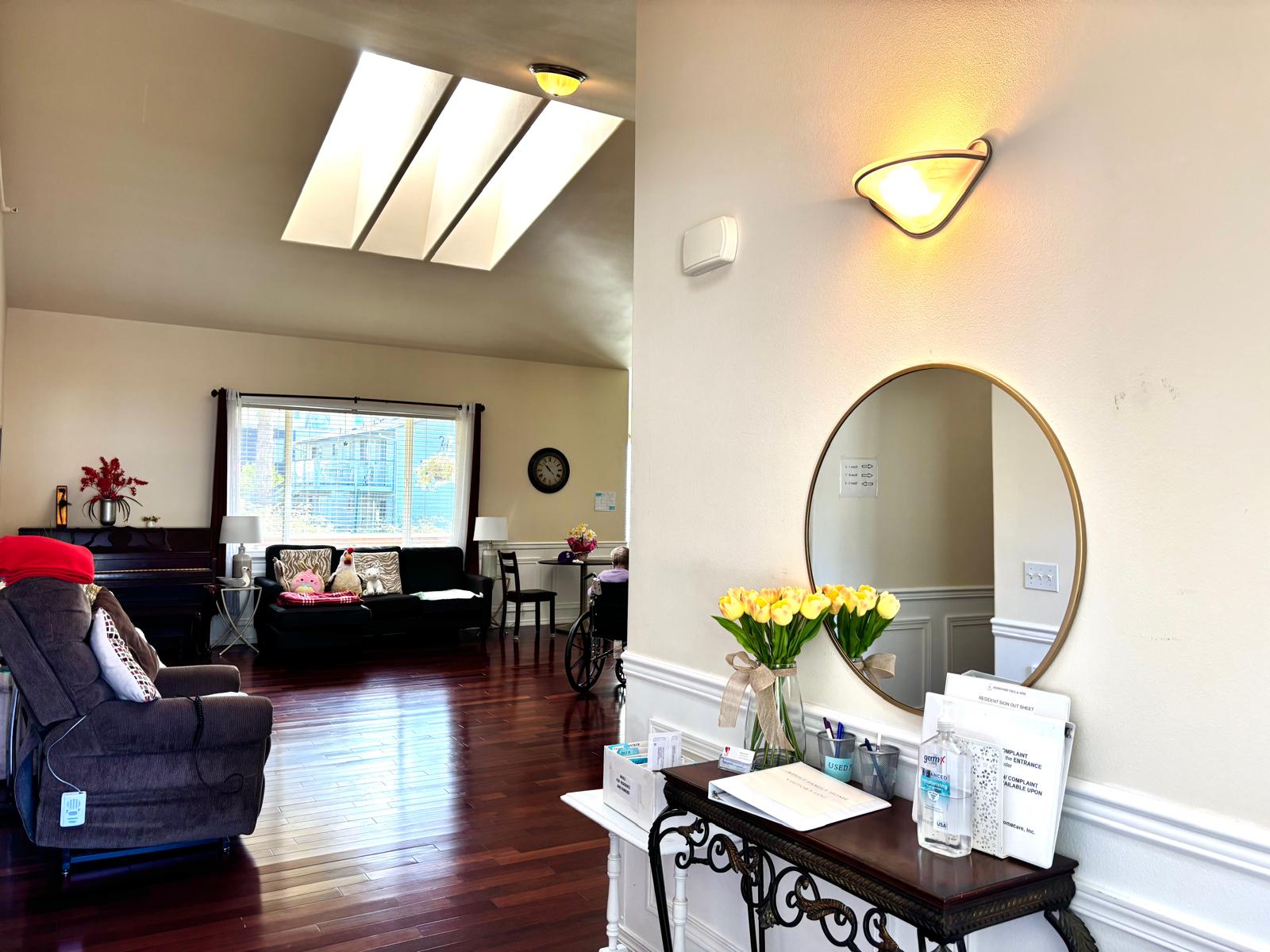 Edmonds Villa piano area