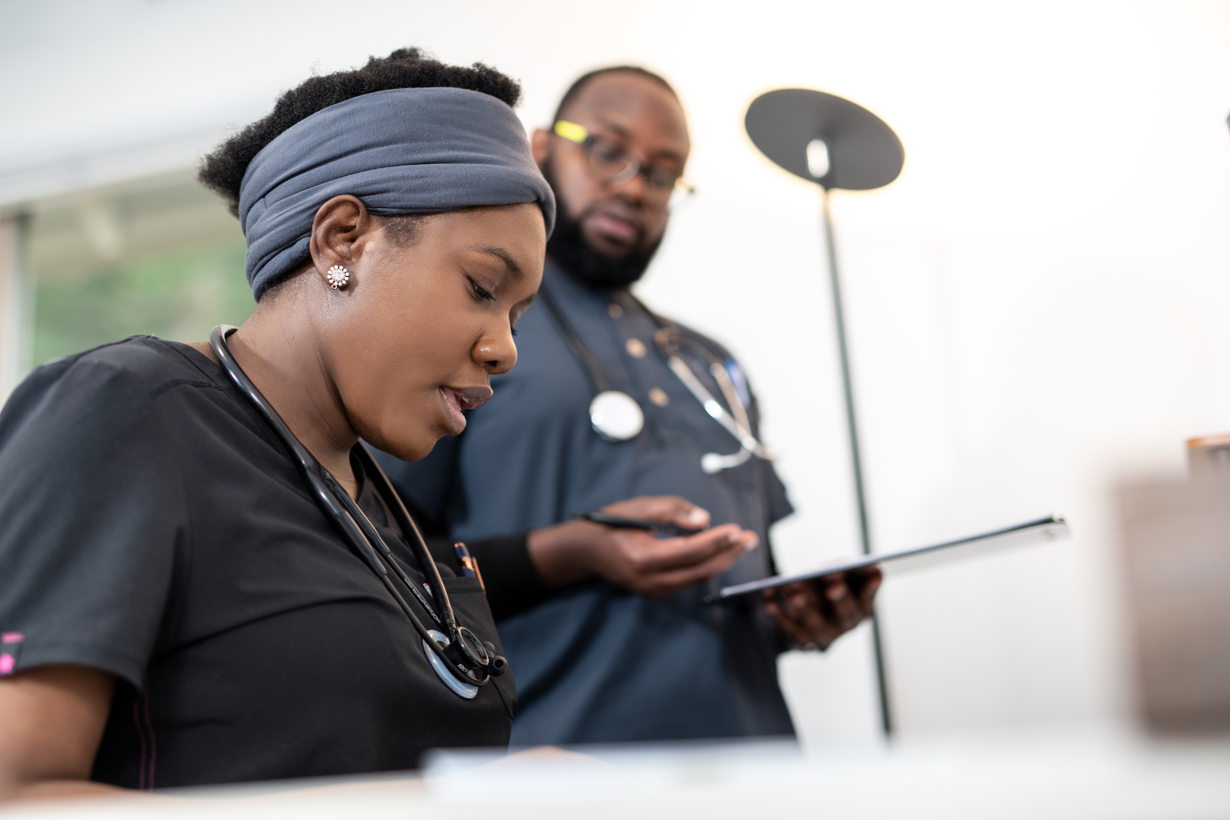 Healthcare team planning care - coordinated oncology and cancer management