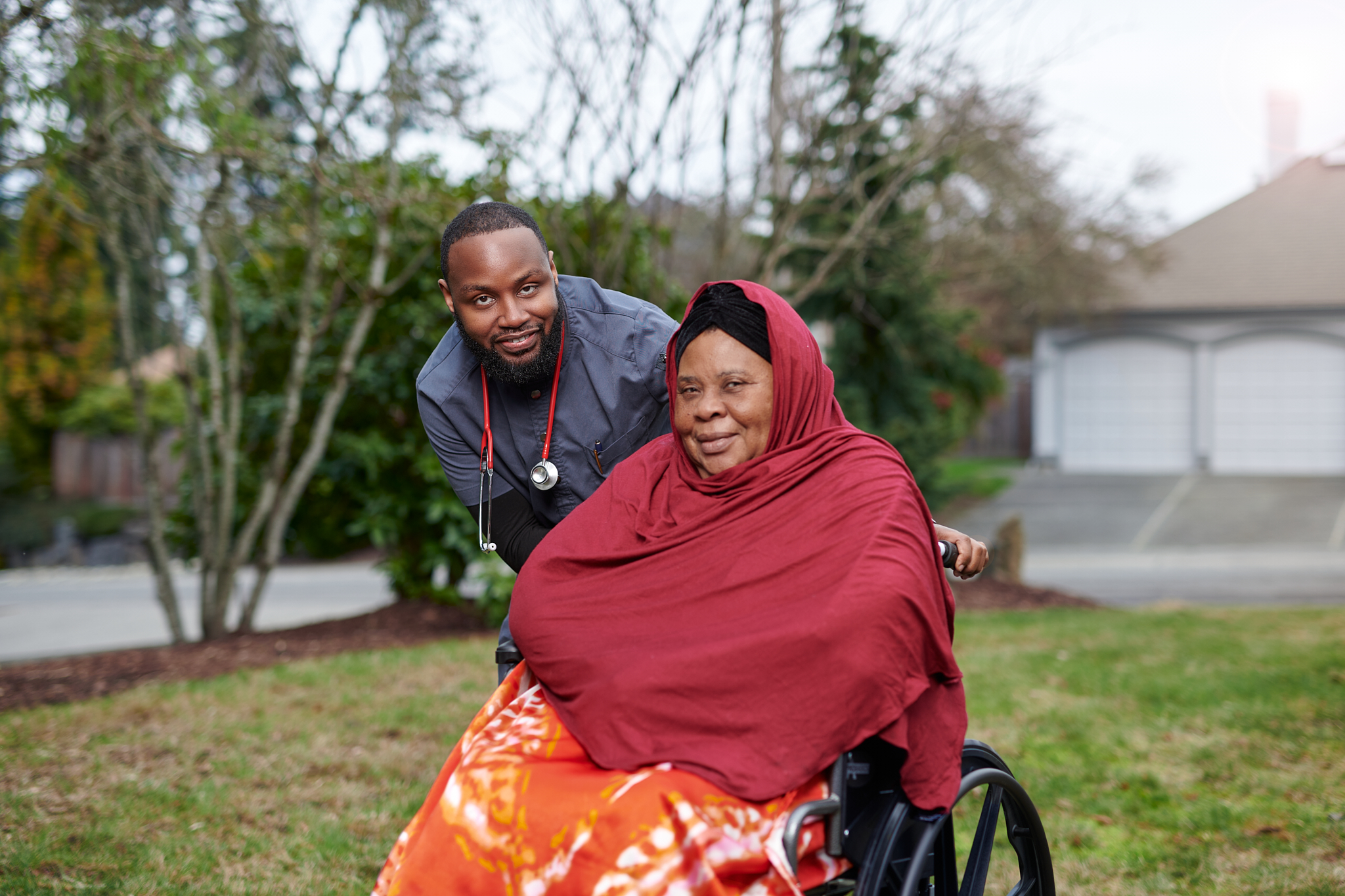 Outdoor mobility assistance - comprehensive metabolic care support